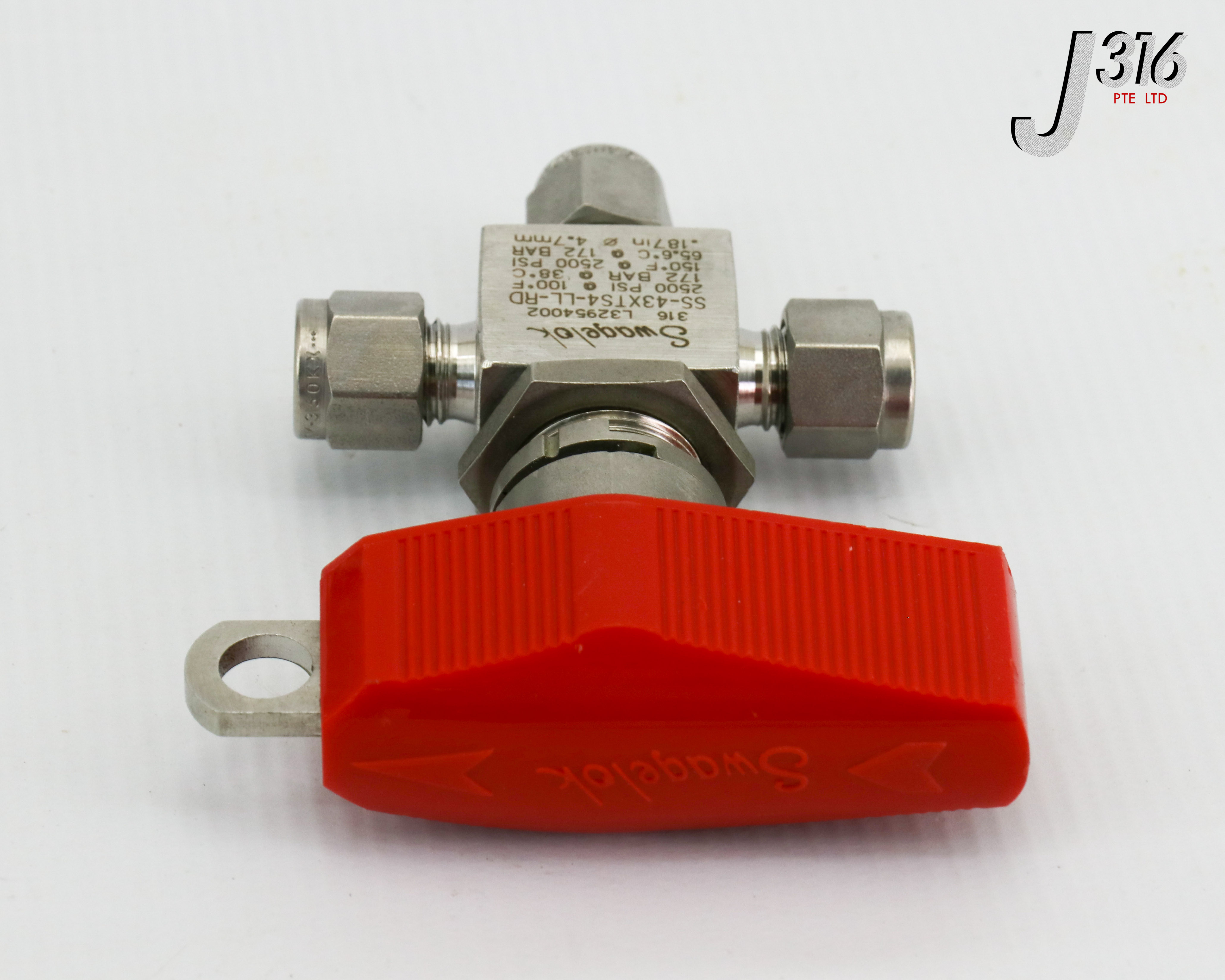 nyalon 19865 SWAGELOK 3-WAY BALL VALVE, ¼